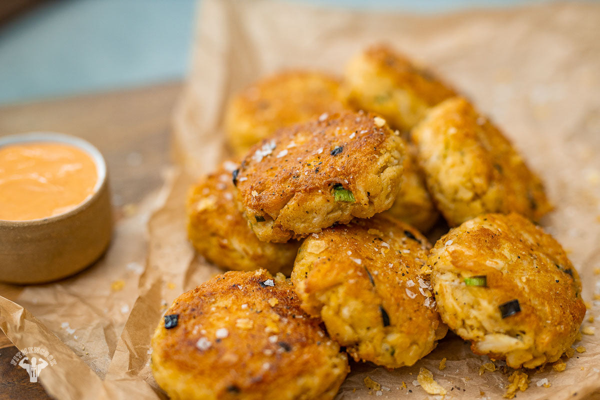 Potato Chip Crab Cakes