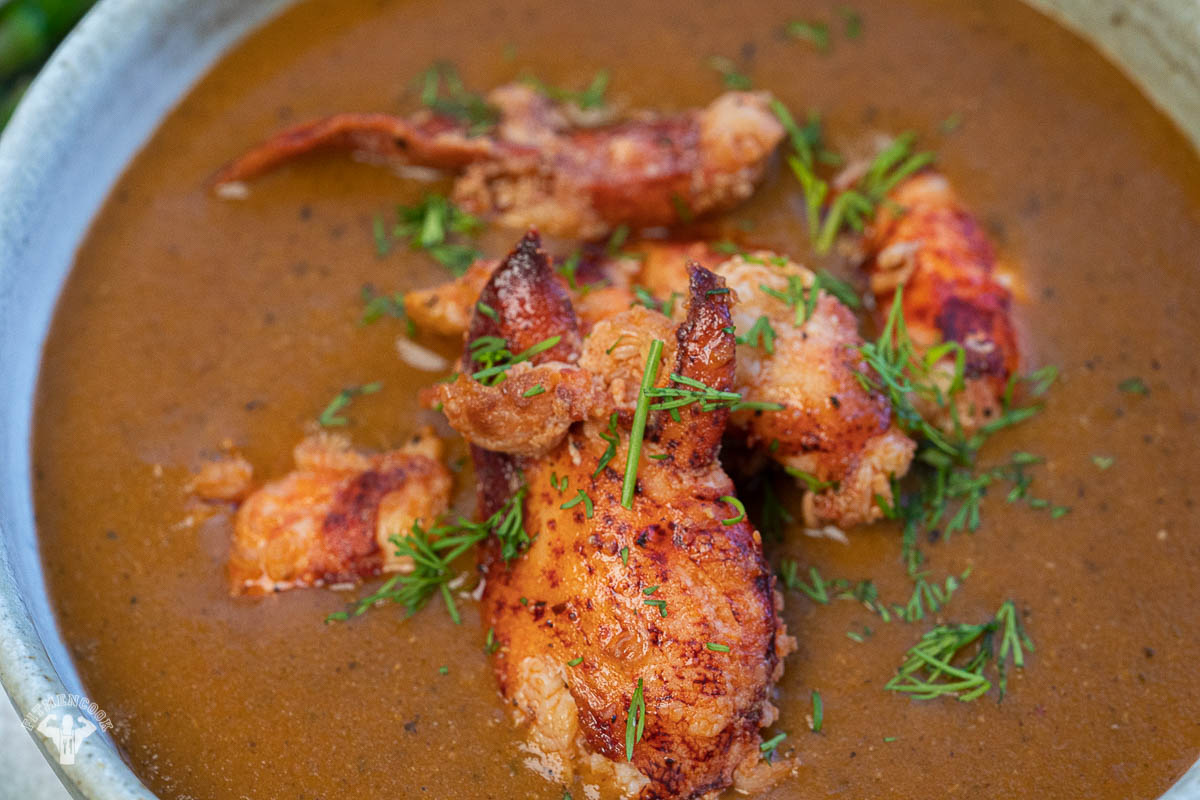 Lighter Dairy-Free Lobster Bisque