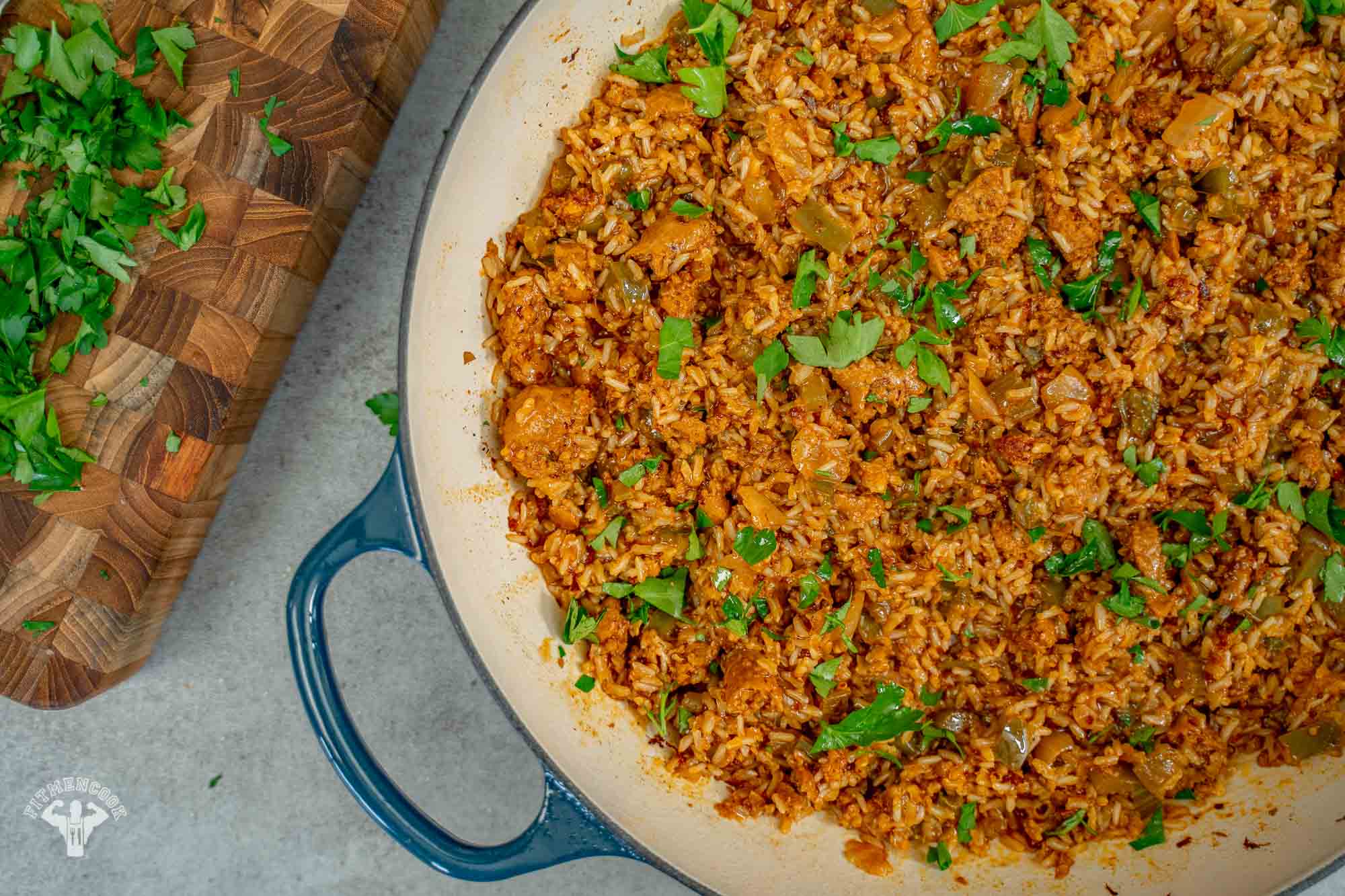 Veg Cajun “Dirty” Rice