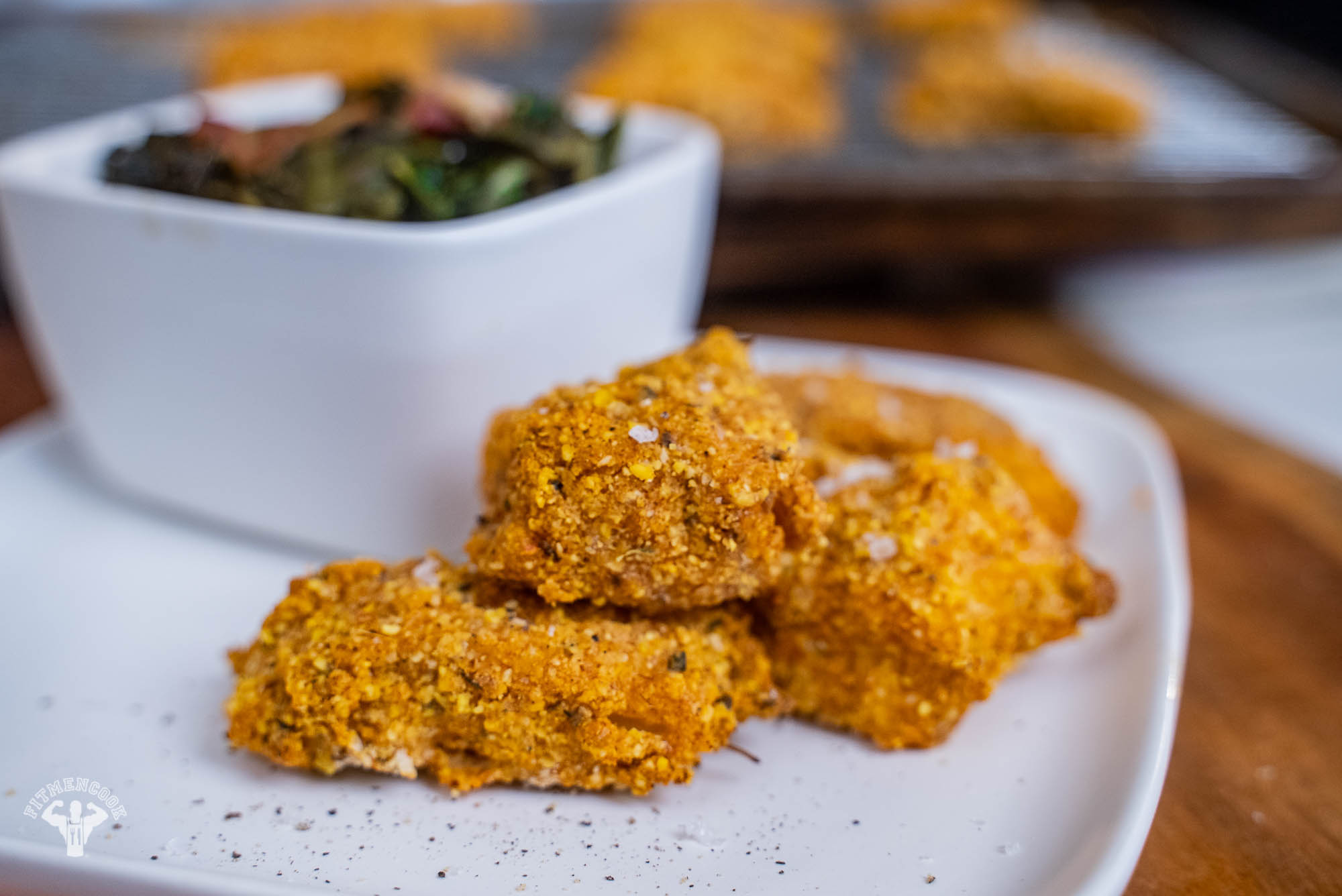 Soul Food Remix: Air Fryer Fish Nuggets & Collard Green Medley