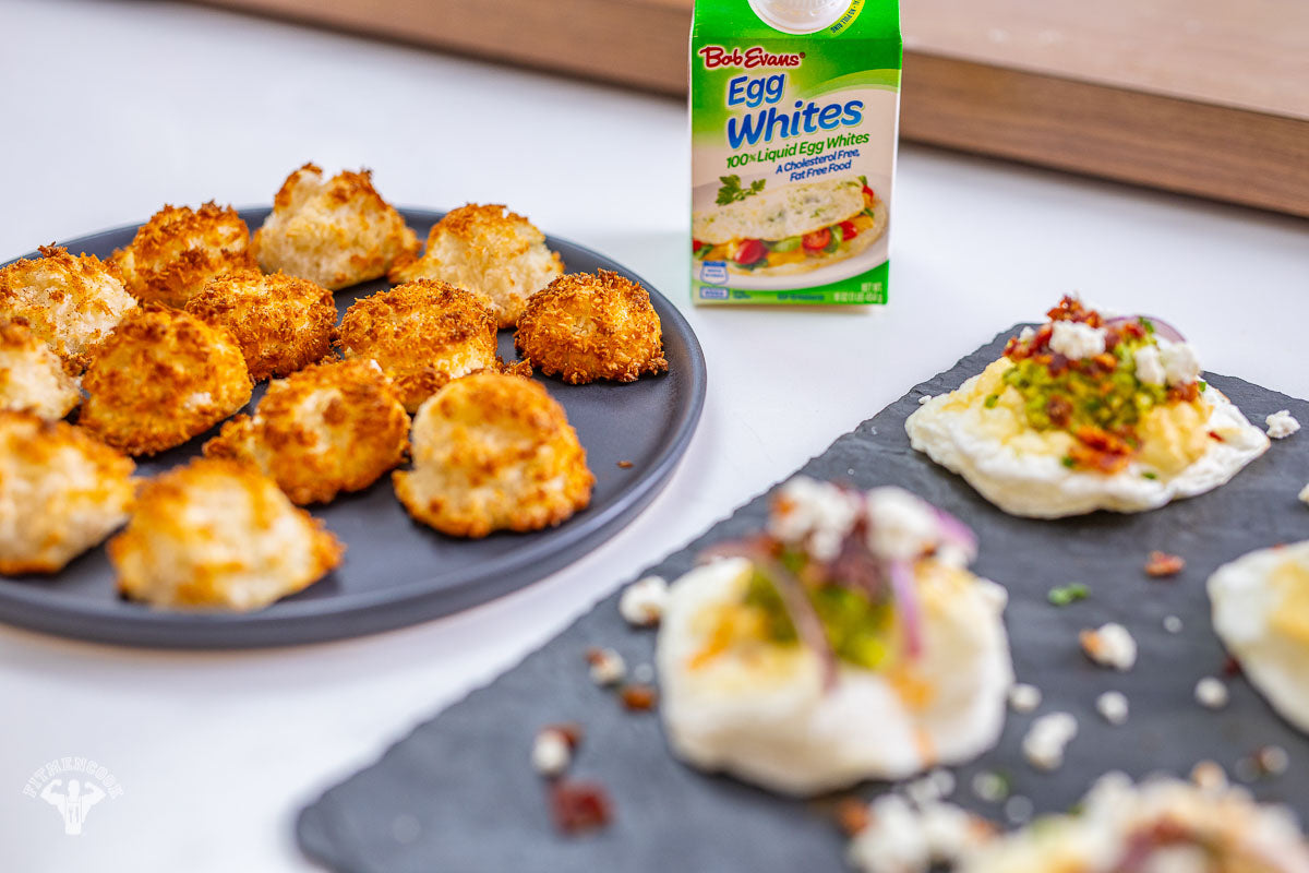 Leftover Egg White Recipes: Low Carb Macaroons & Avocado Clouds