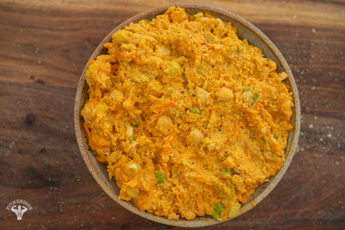 Buffalo Chickpea Salad Melt
