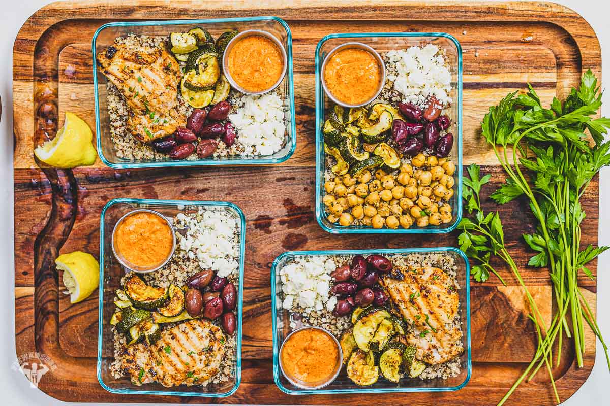 Mediterranean Diet Meal Prep Lunchbox