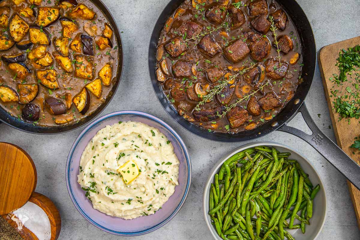 Comfort Food - Steak Dinner for Carnivores & Vegans